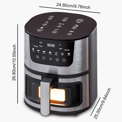 Crispelia™ AirFryer 5L – Oil-Free Hot Air Fryer